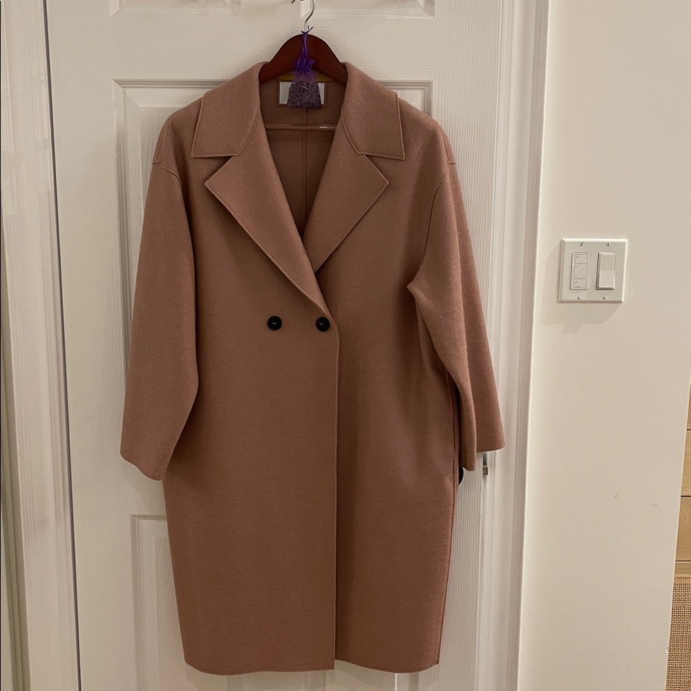 HARRIS WHARF LONDON Pressed Wool Coat